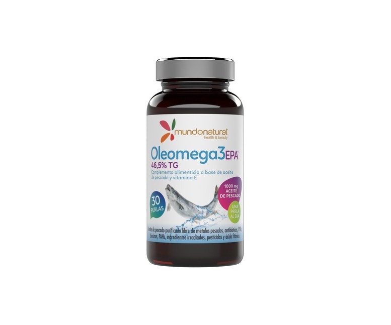 Oleomega 3 epa 465% 30 perlas de 1410mg Mundonatural