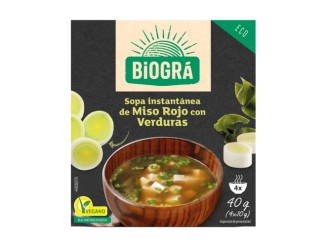 Pack Sopa Bio Miso Rojo con Verduras Bio