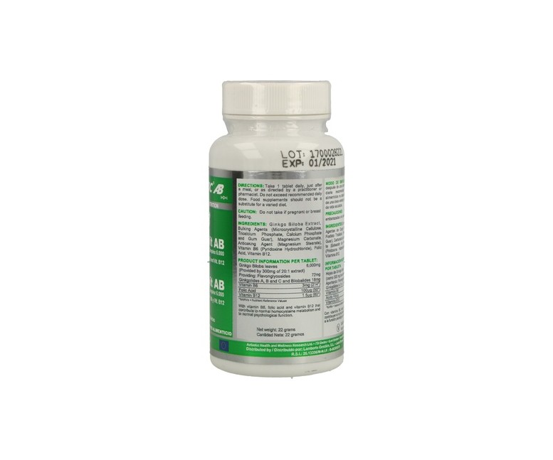 Ginkgo-Vit AB Complex 6000 30 comprimidos Airbiotic