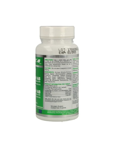 Ginkgo-Vit AB Complex 6000 30 comprimidos Airbiotic