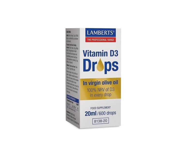 Vitamina D3 (gotas) 20 ml Lamberts