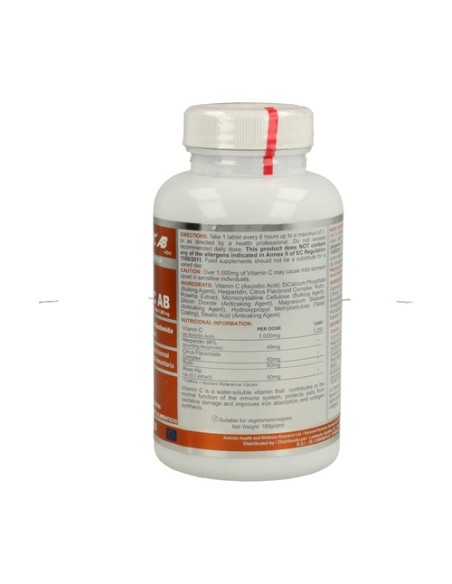 Vit C AB Complex (Liberación Sostenida) 120 comprimidos de 1000mg Airbiotic