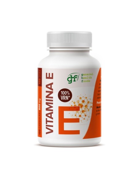 Vitamina E 100 cápsulas de 500mg GHF
