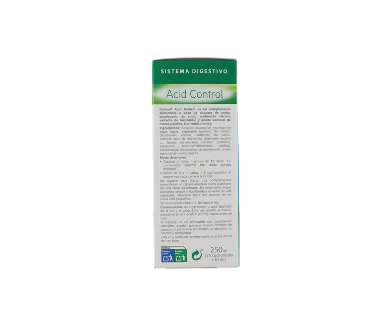 Acid control (Protector Antiácido) 250 ml Dietisa