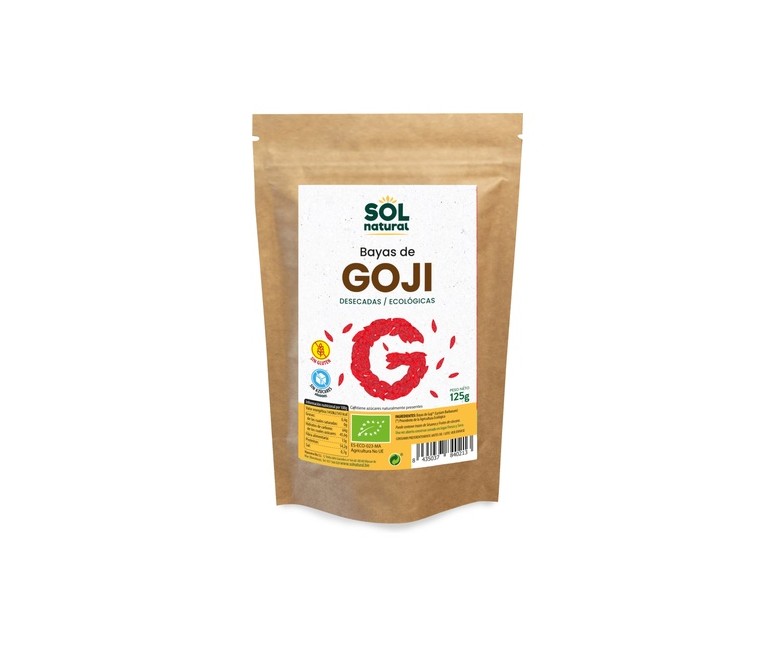 Bayas de Goji Bio 125 g Sol Natural