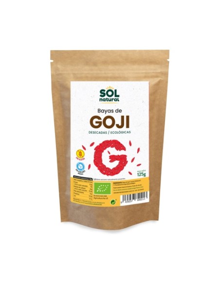 Bayas de Goji Bio 125 g Sol Natural