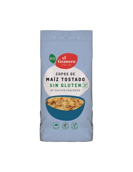 Copos de maíz tostado sin gluten Bio 200 g El Granero Integral
