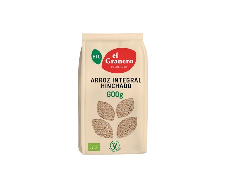 Arroz integral hinchado Bio 600 g El Granero Integral