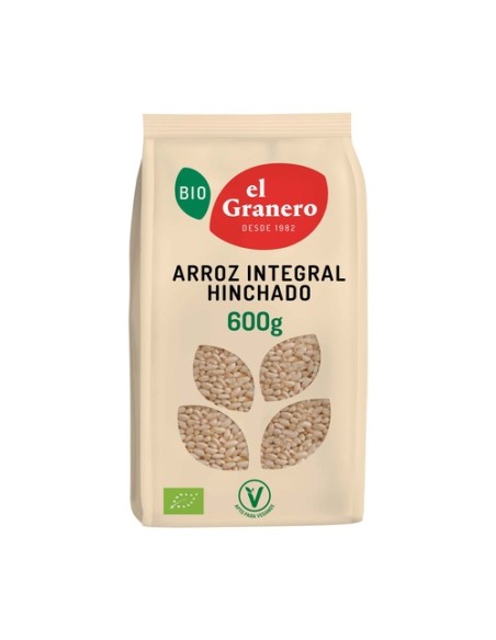 Arroz integral hinchado Bio 600 g El Granero Integral