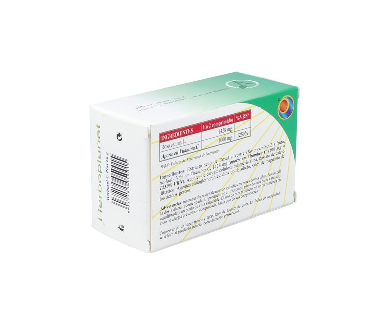 Herbosol C plus a base de vitamina C 60 comprimidos Herboplanet