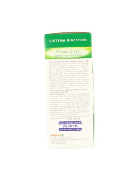 Hepatic Digest 250 ml de crema Dietisa