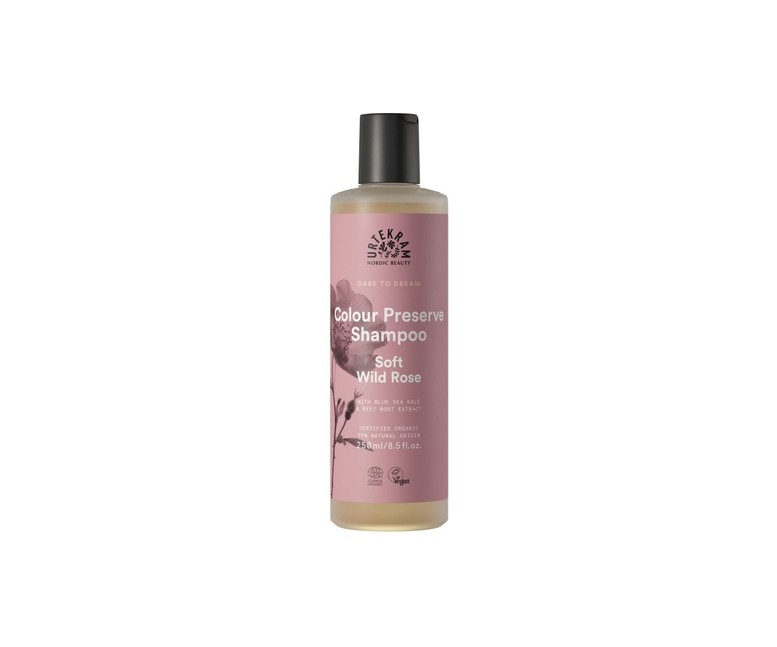 Champú protector del color Soft Wild Rose 250 ml Urtekram