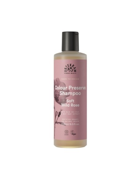 Champú protector del color Soft Wild Rose 250 ml Urtekram