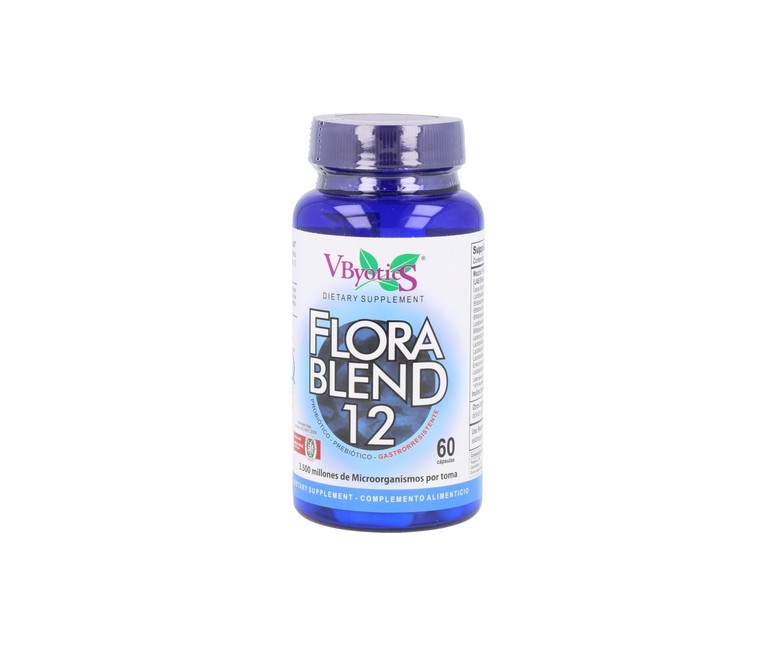 Flora Blend 12 60 cápsulas Vbyotics