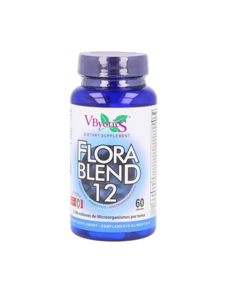 Flora Blend 12 60 cápsulas Vbyotics