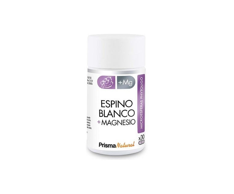 Espino blanco + magnesio 30 cápsulas Prisma Natural