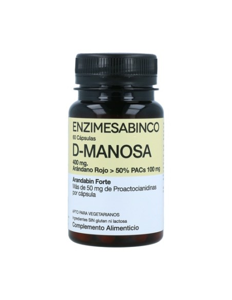 D-Manosa Arandabín Forte 60 cápsulas Enzime sabinco