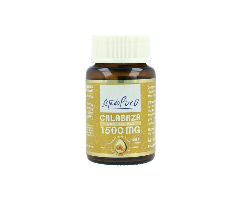 Calabaza aceites activos 60 perlas de 705mg Estado Puro