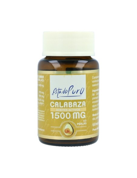 Calabaza aceites activos 60 perlas de 705mg Estado Puro