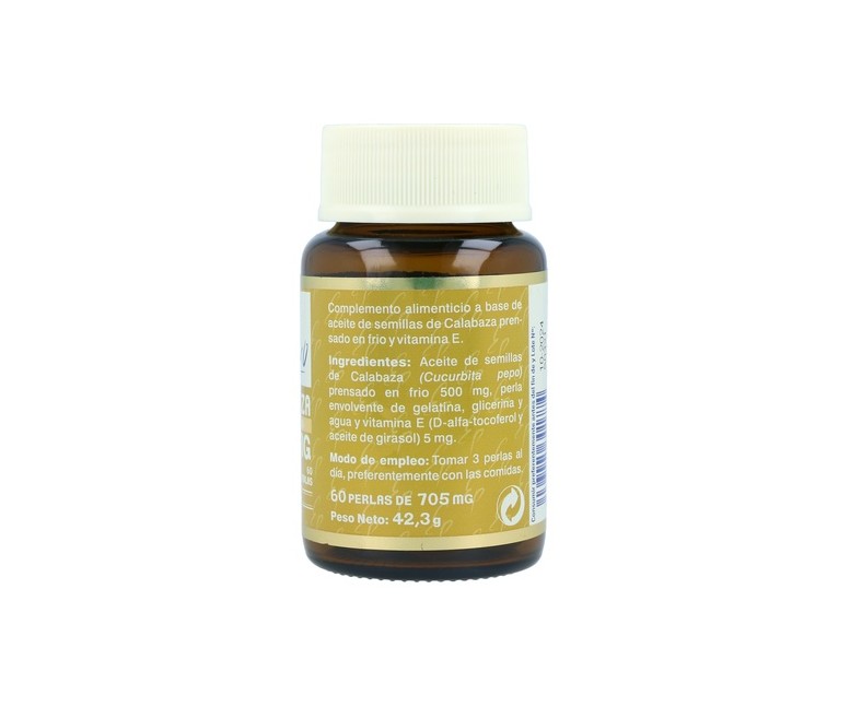 Calabaza aceites activos 60 perlas de 705mg Estado Puro