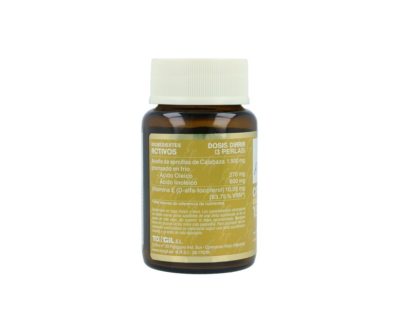 Calabaza aceites activos 60 perlas de 705mg Estado Puro