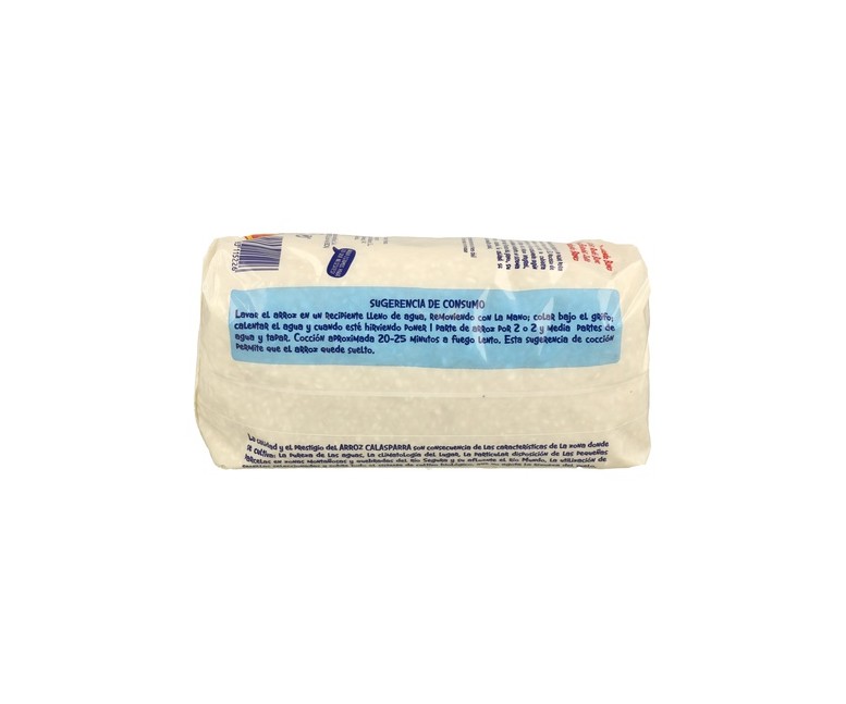 Arroz Envase Plástico Blanco 1 kg Calasparra