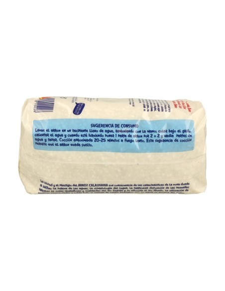 Arroz Envase Plástico Blanco 1 kg Calasparra
