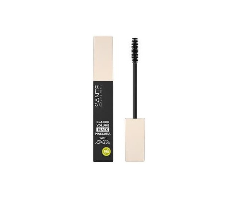 Mascara Pestañas Volumen 01 Black 4 ml (Negro) Sante
