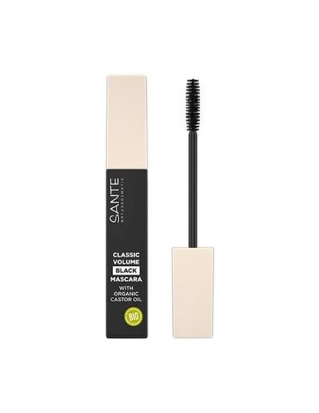 Mascara Pestañas Volumen 01 Black 4 ml (Negro) Sante