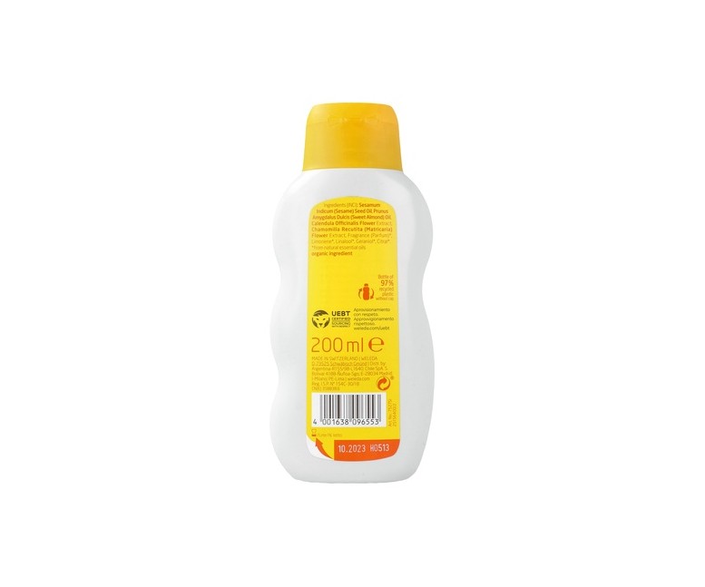 Aceite de Caléndula para Bebé 200 ml Weleda