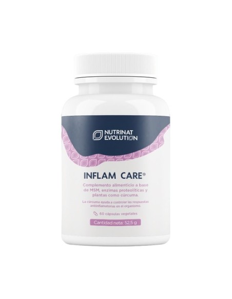 Inflam care apoyo musculoesquelético 60 cápsulas vegetales Nutrinat Evolution