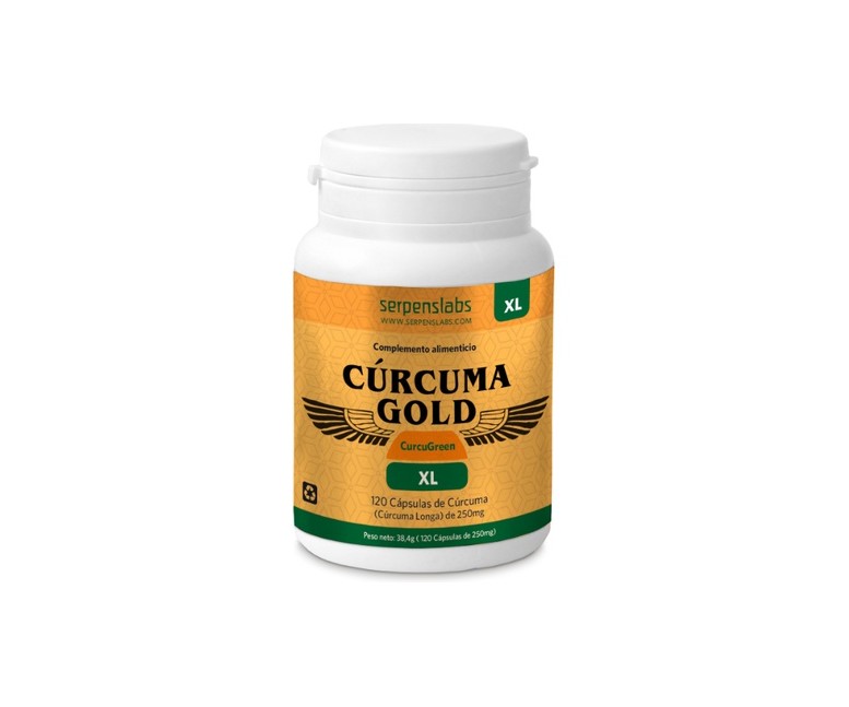 Cúrcuma Gold XL 120 cápsulas Serpens-Aborigen