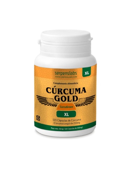 Cúrcuma Gold XL 120 cápsulas Serpens-Aborigen