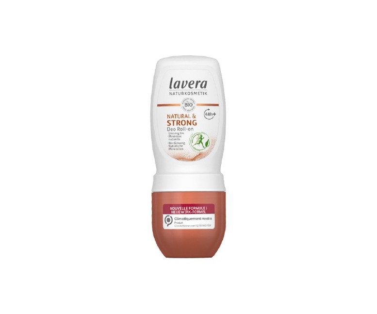 Desodorante roll-on 48h + strong & natural 50 ml Lavera