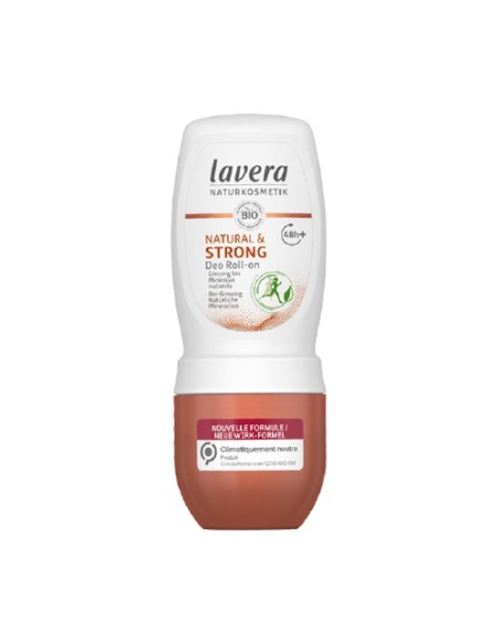 Desodorante roll-on 48h + strong & natural 50 ml Lavera