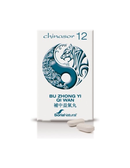 Chinasor 12 Bu Zhong Yi Qi Wan 30 comprimidos Soria Natural