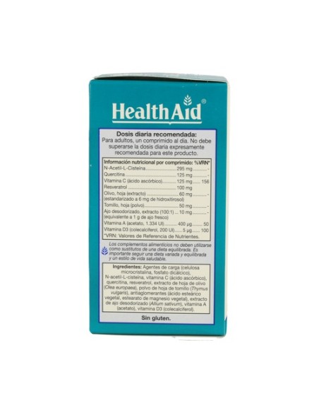 Lungdefence 30 comprimidos Health aid