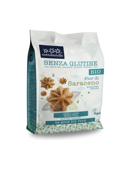 Galleta de trigo sarraceno sin gluten Bio 250 g Sottolestelle
