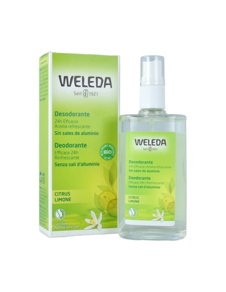 Desodorante spray citrus 100 ml (Limón) Weleda
