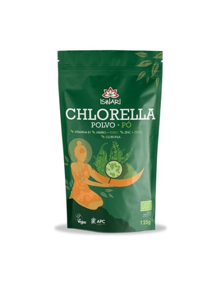 Clorela bio 125 g de polvo Iswari
