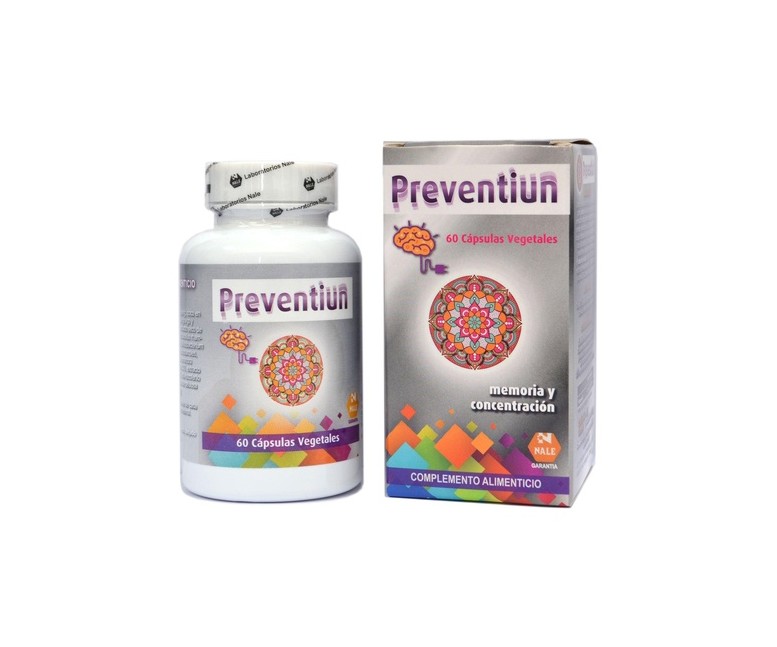 Preventiun memoria y concentración 60 cápsulas vegetales Nale