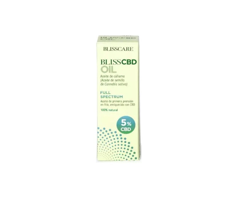 Blisscbd aceite de cáñamo 5% CBD 10 ml de aceite BLISSCARE
