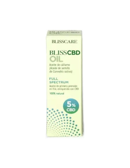 Blisscbd aceite de cáñamo 5% CBD 10 ml de aceite BLISSCARE