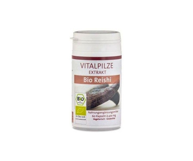 Reishi Bio 60 cápsulas Pilze Wohlrab
