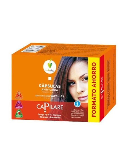 Capilare anticaida del cabello 120 cápsulas Nova Diet