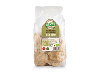 Mini crackers de trigo y sésamo