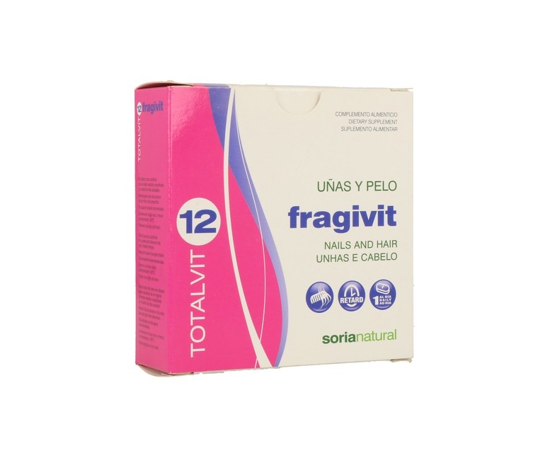 Totalvit 12 Fragivit Uñas y Pelo 28 comprimidos Soria Natural
