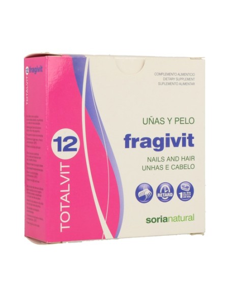 Totalvit 12 Fragivit Uñas y Pelo 28 comprimidos Soria Natural