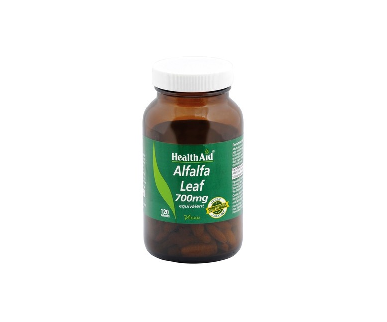 Alfalfa Leaf 120 comprimidos de 700mg Health Aid