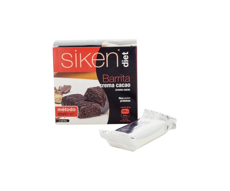 Barrita de Crema de Cacao 5 barritas de 36g Siken